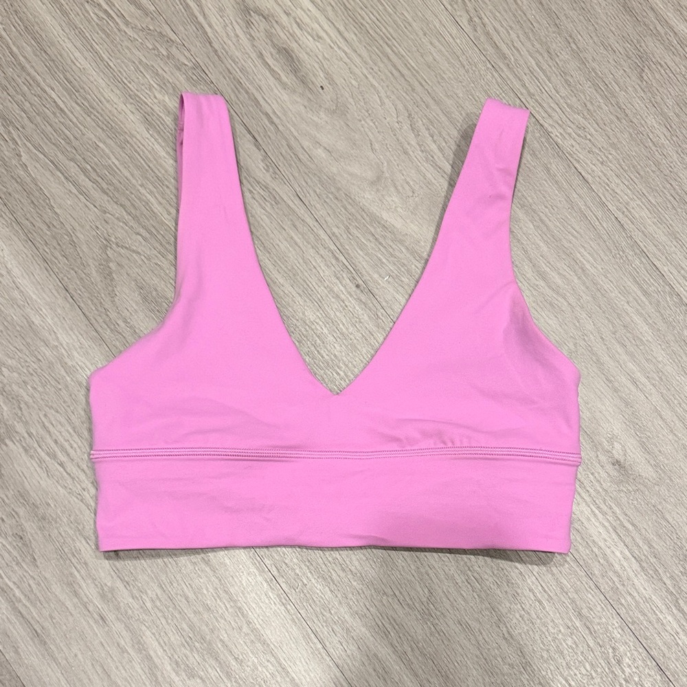 Lululemon Align V Neck Bra Dahlia Mauve